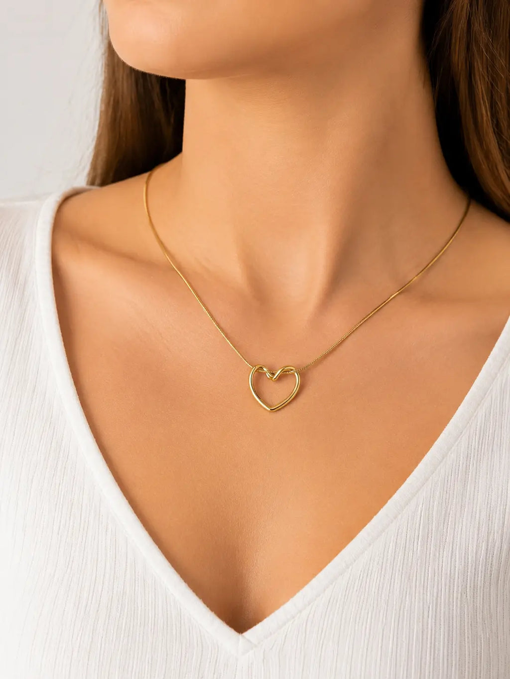 Trendy Golden Heart Chain