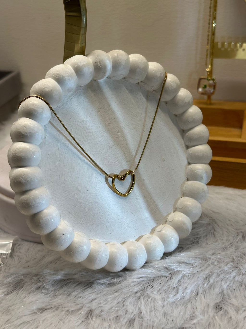 Trendy Golden Heart Chain