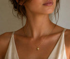 Golden Heart Pendant - Ataara Jewels