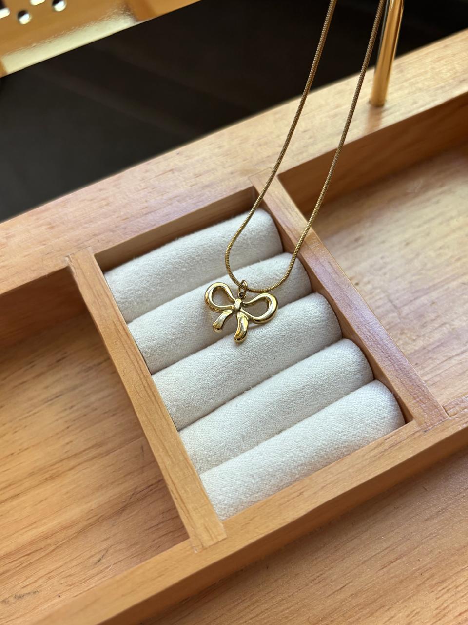 Pretty Bow Neckpiece - Ataara Jewels